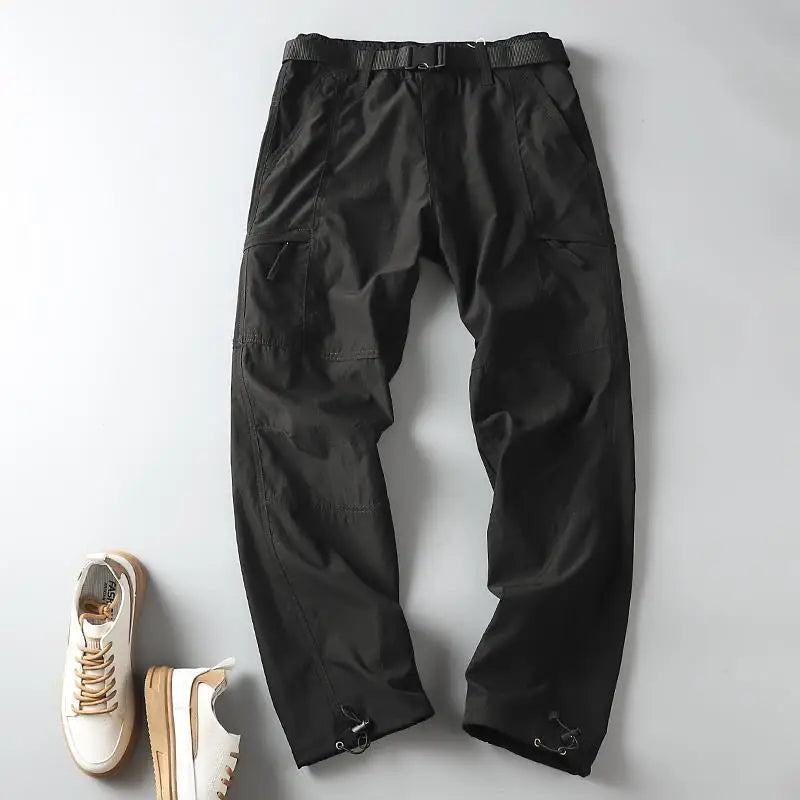 Outdoor Workwear Pants Men's Loose Fce Lined Thi Soft ell Hiking Pants Windproof Waterproof Climbing Trousers