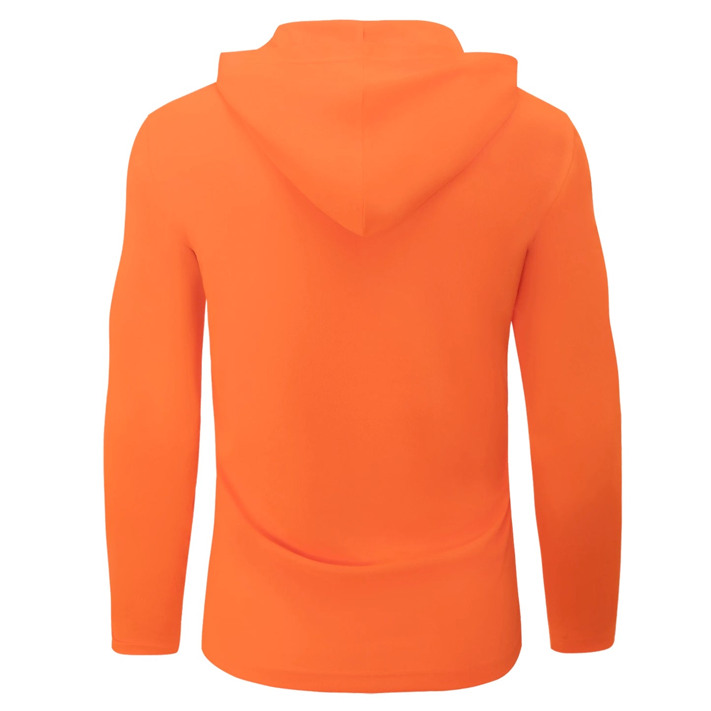 Men's five piece sports long sleeved T-shirt, hooded solid color breathable sports shirt, suitable for running and fitness