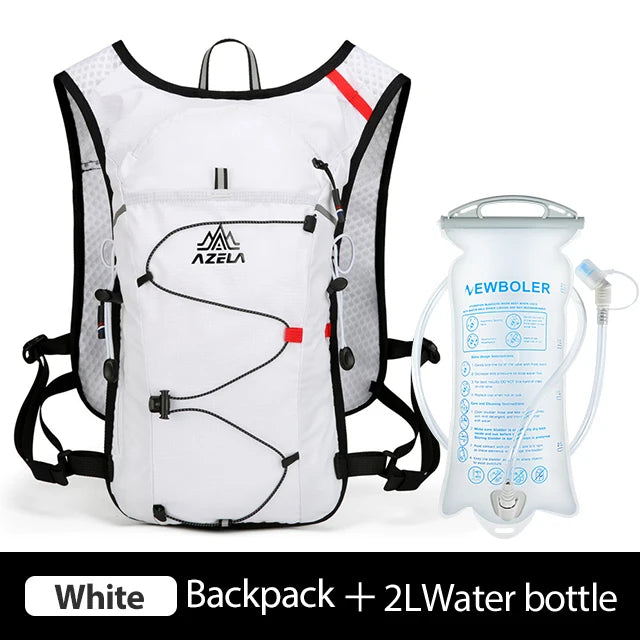 NEWBOLER Breathable Hydration Vest Trail Running Backpacks Lightweight Cycling Run Jogging Marathon Backpack Riding Climbing Bag
