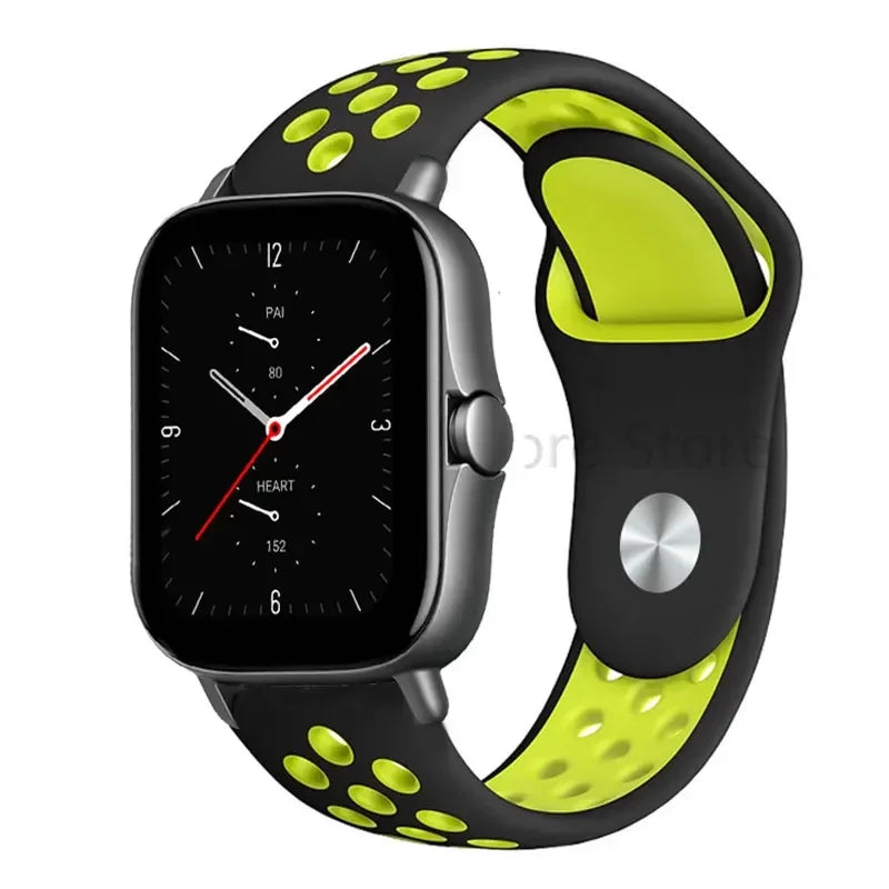 20mm/22mm Watch strap For Amazfit GTS 4-3-2e Mini/GTR 4-3-2 47mm/GTR 2e/stratos 3 sport Bracelet Amazfit Bip 5/Bip 3 pro strap