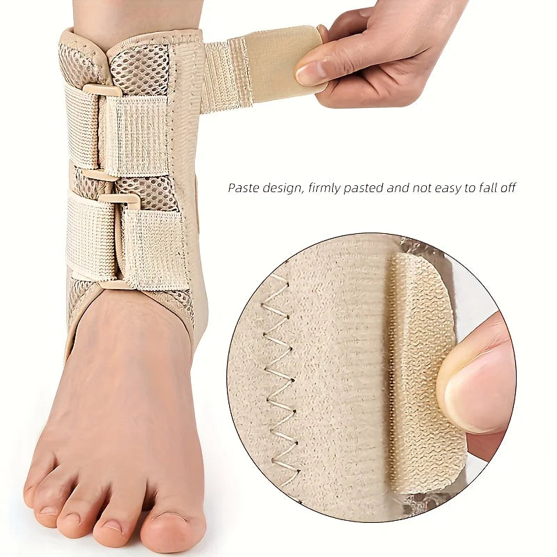 Spring Bar Sports Ankle Support Elastic Adjustable Double-sided Support Compression Ankle Sleeve Mesh Breathable