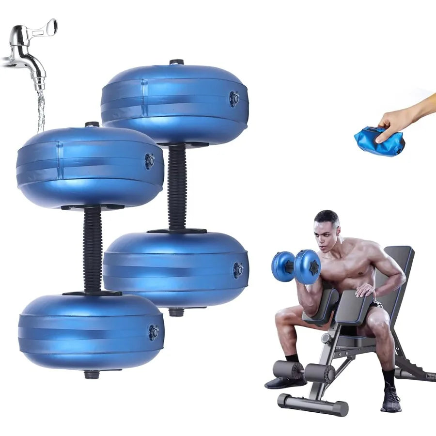 Water Filled Dumbbells Set Water Filled Weights Portable Travel Weights Weights Adjustable Dumbbells Portable Fitness Equipment