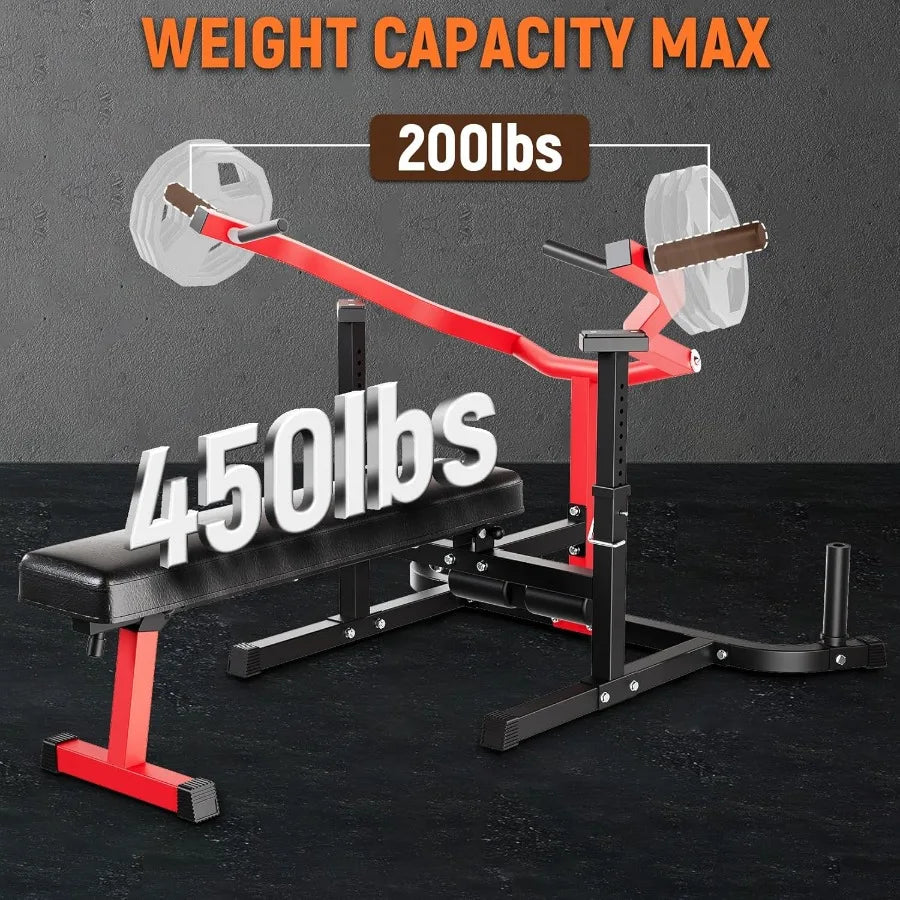 Chest Press Machine for Home Gym with 450LBS Max Weight Capacity Independent Converging Arms Adjustable 30 Flat Incline Bench f