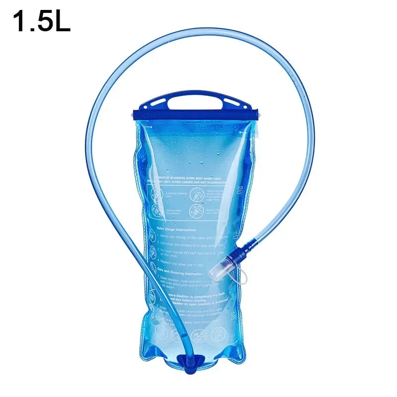 Water Reservoir Water Bladder Hydration Pack Storage Bag 1.5L 2L 3L Running Hydration Vest Backpack for Camping Hiking Climbing
