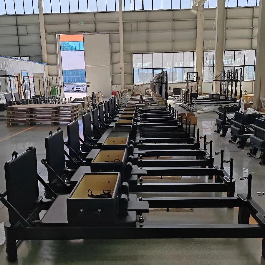 Pilates 3-in-1 Gym Home Fitness Equipment Body Building Balanced Exercise Training Folding Pilates Reformer