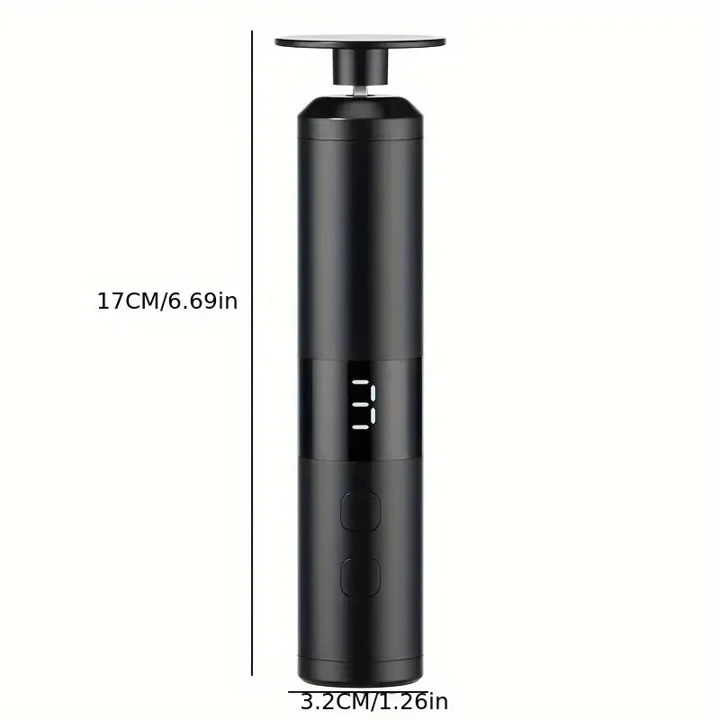 3-speed speed adjustment, LCD display screen, 16 interchangeable heads for home/foot and hand care, fast charging