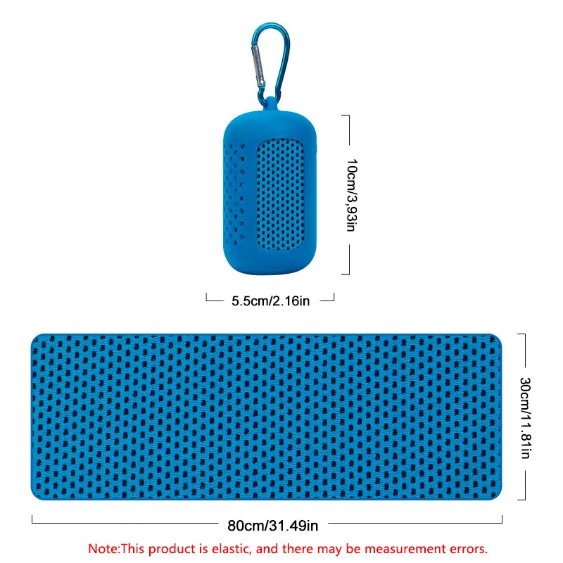 Outdoor Microfiber Quick Drying Sports Cooling Ice Towel Cold Sports Towel Fitness Cool Towel Camping
