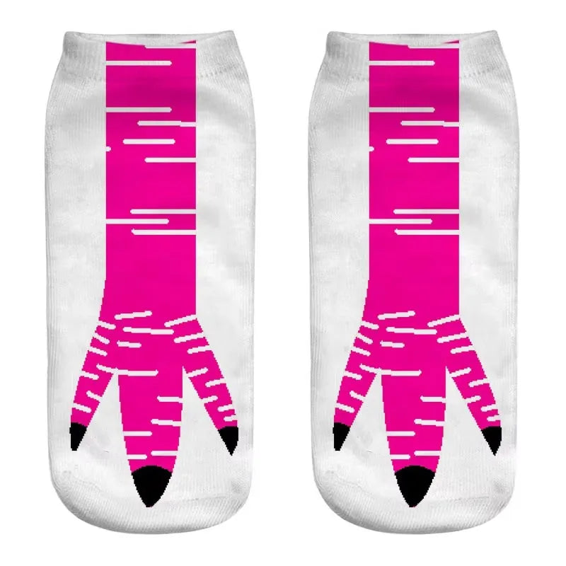 New Design Funny Fashion Harajuku Women Socks Novelty 3D Beer Pattern Socks Hiphop Solid Cotton Cool Ankle Short Socks