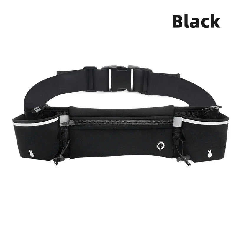 Marathon Trail Running Waist Pack For Phone Water Bottle Sports Fanny Pack Fitness Dual Pocket Running Belt Waist Bag Men Women
