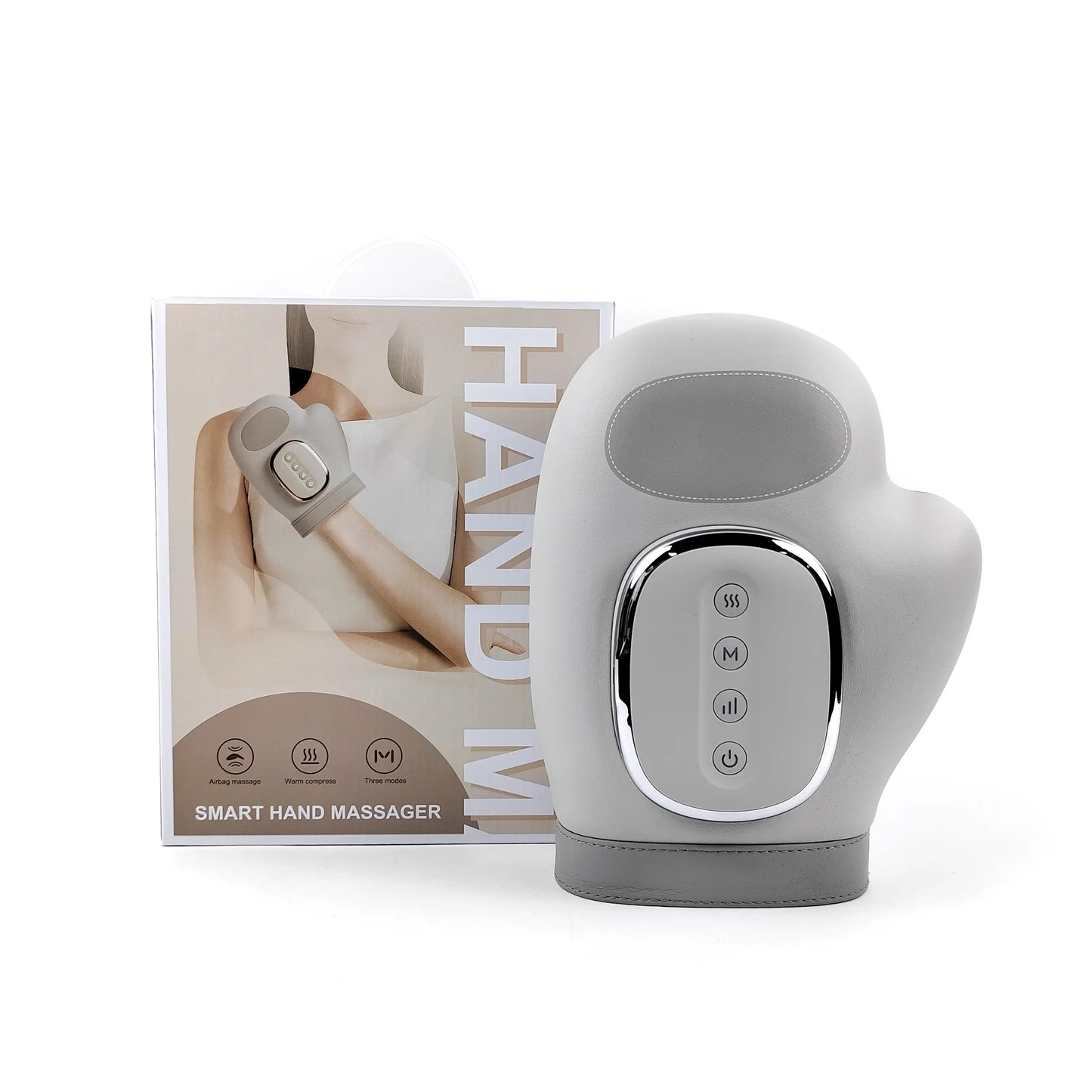 Hand Massager with Airbag Compression Finger Wrist Palm Massage Machine Vibration Glove for Hand Muscle Relax Gift for Men Women