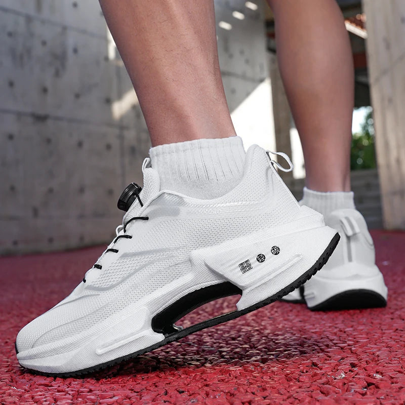 Sports shoes men's fashion versatile four season anti slip casual fashion breathable outdoor wear-resistant running sports shoes