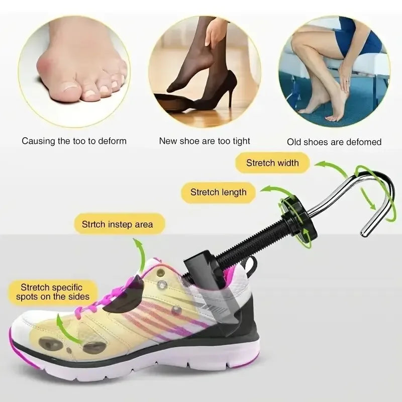 Professional Shoe Trees Adjustable Length Width Shoes Stretcher Boots Sneakers Shoe Stretchers Men Woman Heels Shoes Tree 1Pcs