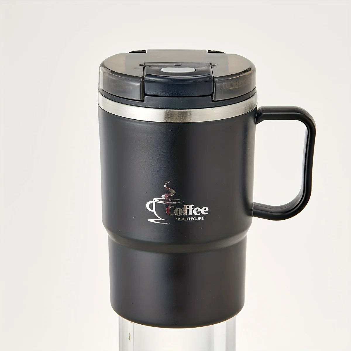 Thermal Coffee Mug Tumbler With Spoon&Strainer 450/500ml 304 Stainless Steel Double Wall Drinking Cup Insulated Milk Cofffee Cup