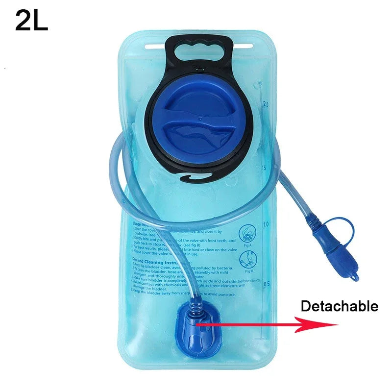 Water Reservoir Water Bladder Hydration Pack Storage Bag 1.5L 2L 3L Running Hydration Vest Backpack for Camping Hiking Climbing