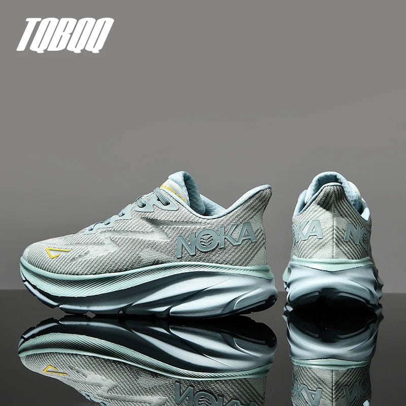 Men's Running Shoes Lightweight Breathable Mesh Workout Gym Training Jogging Sneakers Comfortable Shock Absorbing Walking Shoes