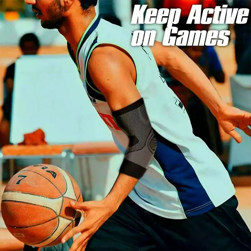 1PC Elbow Brace for Tennis, Elbow Compression Sleeve, Tennis Elbow Brace for Women and Men,Adjustable Strap (S/M/L)