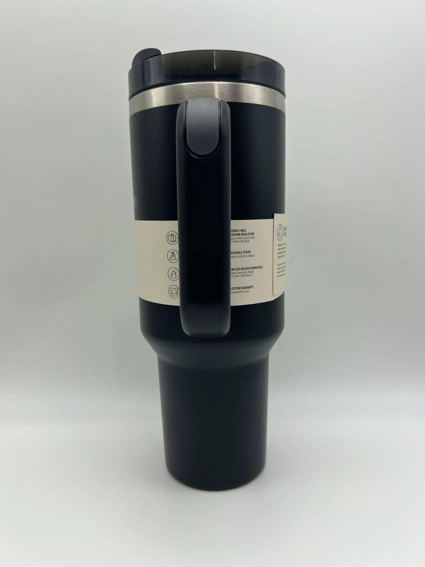 Popular 40oz stainless steel handle thermos, keeps drinks hot or cold for outdoor, office, and sports activities.