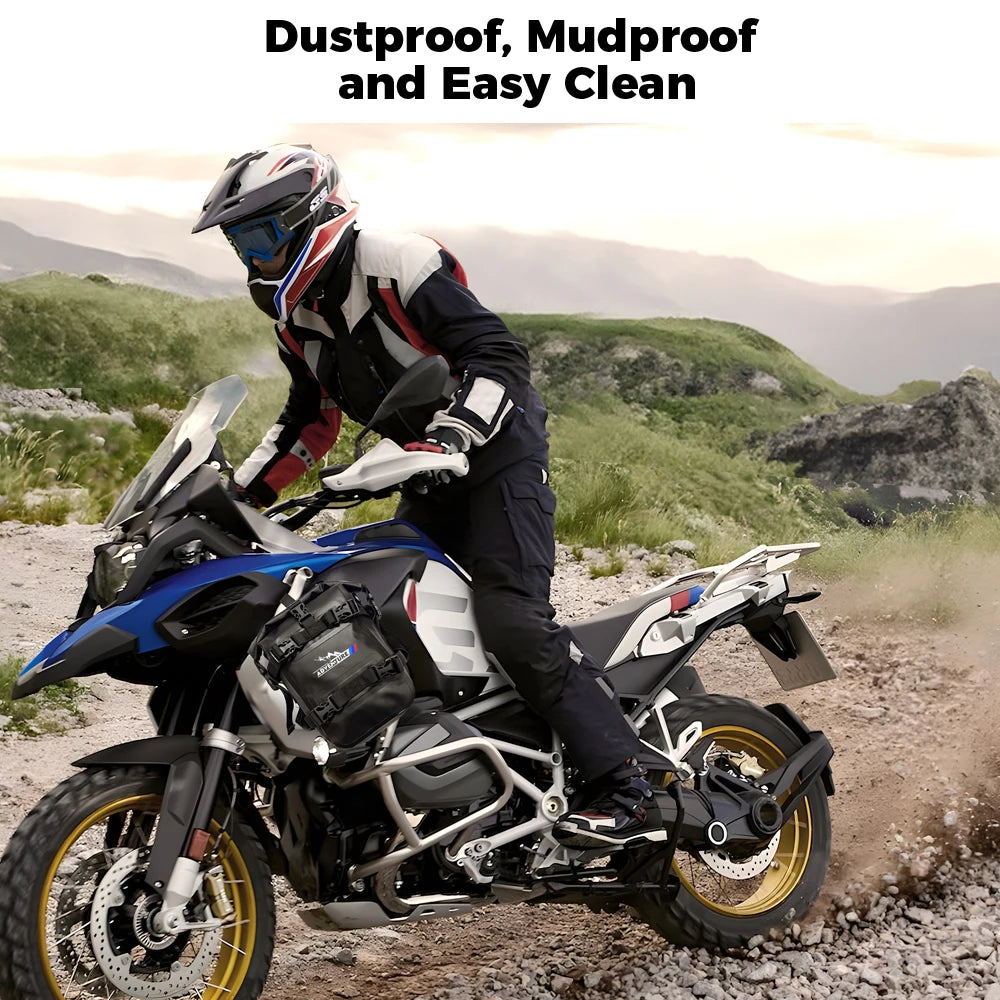 For BMW R1200GS R1250GS F850GS F700GS F900R ADV Motorcycle Bumpers Bag Waterproof 8L Side Frame Crash Bar Bag Tools Storage Bags