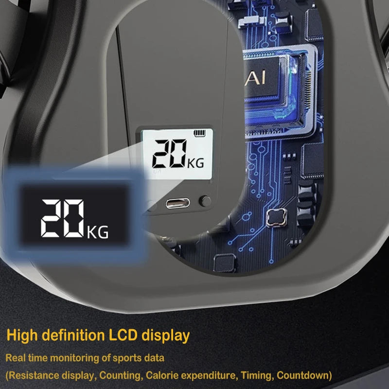 Kegel pelvic floor muscle trainer, with resistance display, adjustable 20-60KG, leg beauty machine, home fitness equipment