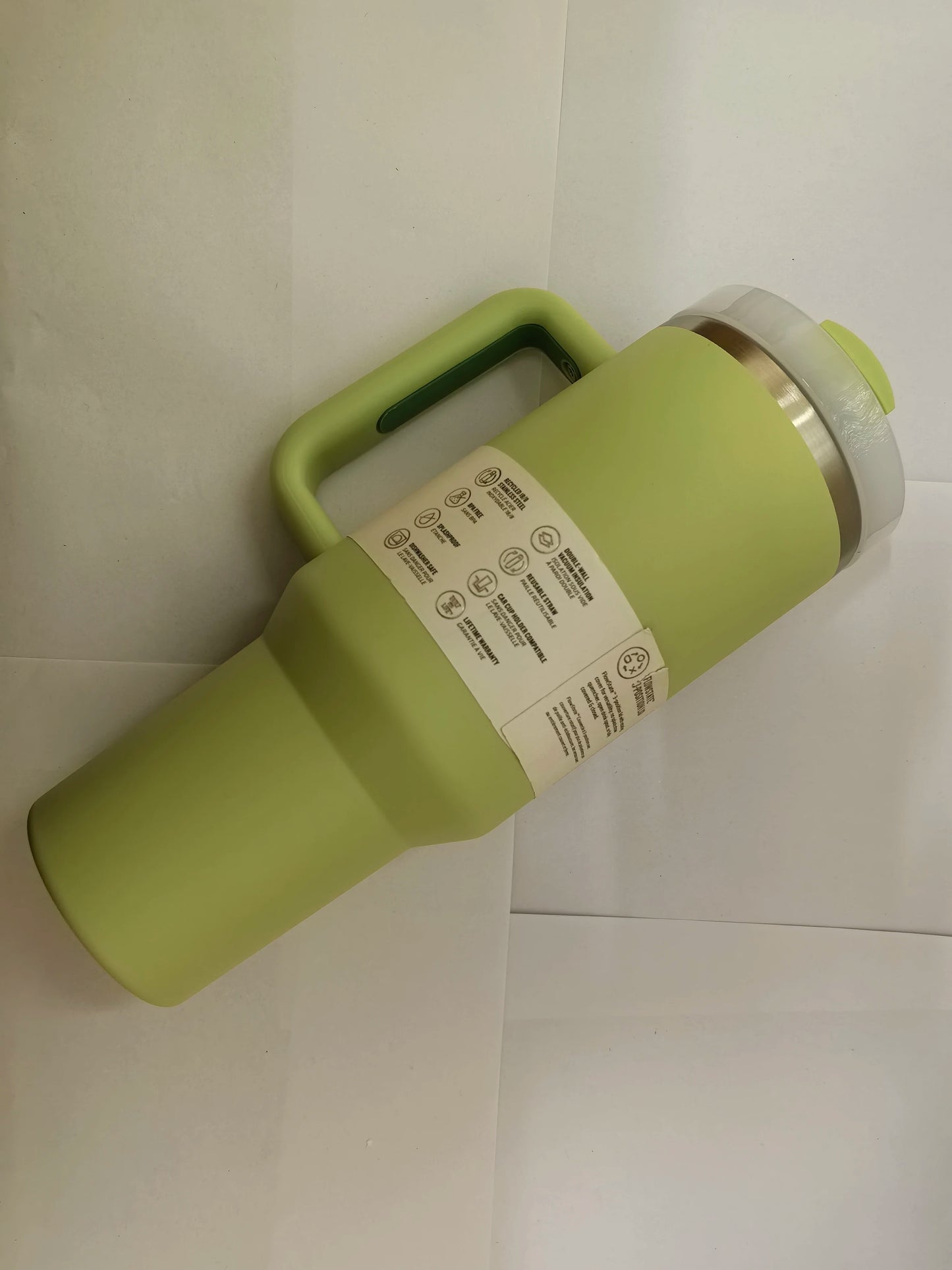 New 2nd generation 40oz handle cup double-layer stainless steel thermal insulation and cold insulation car cup Bingba cup,