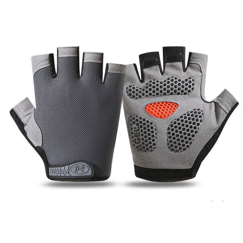 Weightlifti Gym Gloves Fitness Training Fingerless Women Men Bodybuilding Exercise Sports Gloves Cycling Anti Slip Breathable