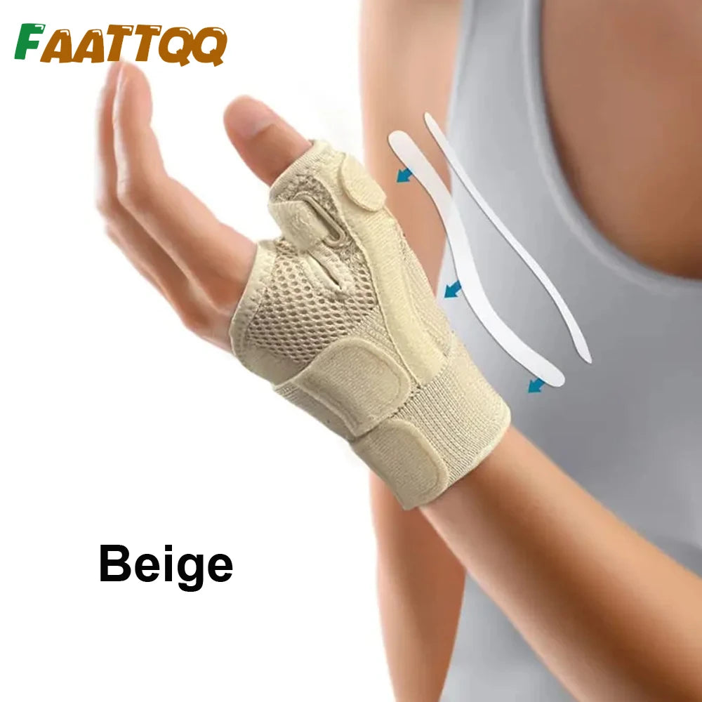 1Pcs Flexible Splint Wrist Thumb Support Brace for Tendonitis Arthritis Breathable Thumb Protector Guard Fits Right & Left Hand