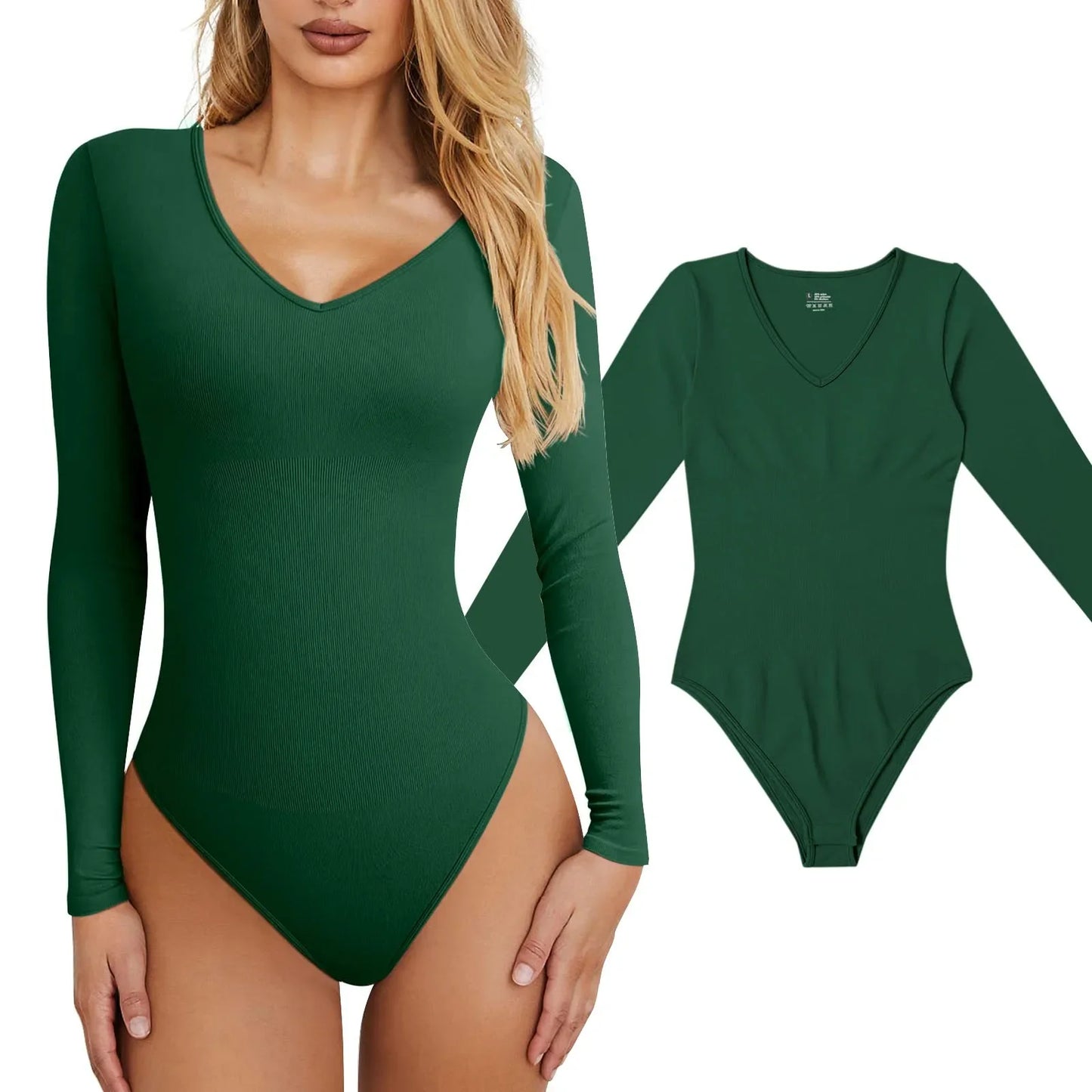 Woman Clothing Women'S Sexy Knitted  Underwear Crew Neck Long Sleeve Leggings Slim Jumpsuit Bodysuit Top Ropa Mujer Juvenil