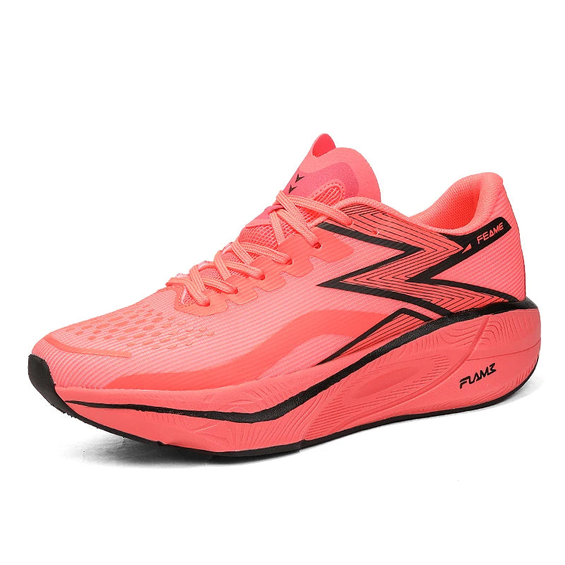 Men's Running Shoes Jogging Breathable Mesh Cushioning Non-Slip Outdoor Luxury shoes Couple Trainer Race Sneakers Off-road Shoes