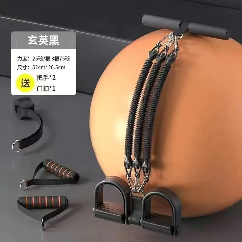 Pedal Tension Rope Back Abdominal Waist Strength Training Pull Rope Gym Equipment Hand expander