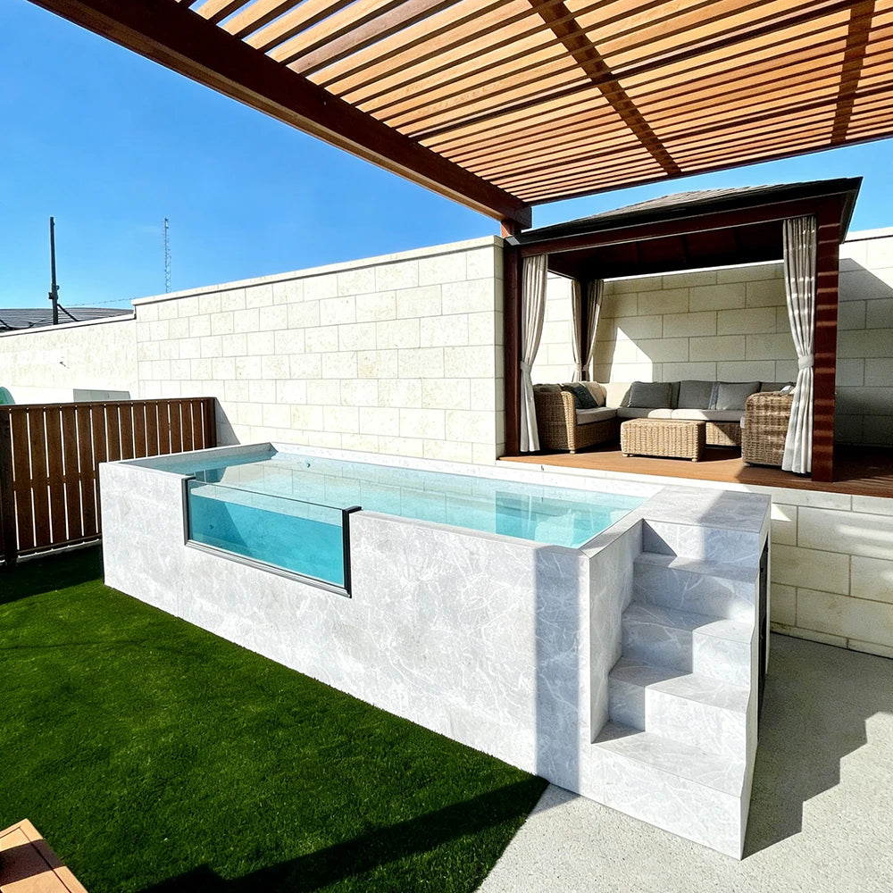In The Swim Pool Supplies Fiberglass Swimming Pool Outdoor Above Ground Pools Swimming Outdoor 5 Feet Deep Sea Pool