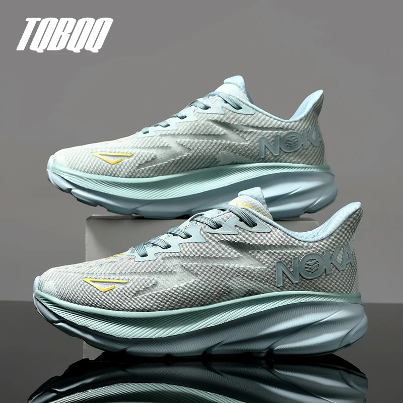 Men's Running Shoes Lightweight Breathable Mesh Workout Gym Training Jogging Sneakers Comfortable Shock Absorbing Walking Shoes