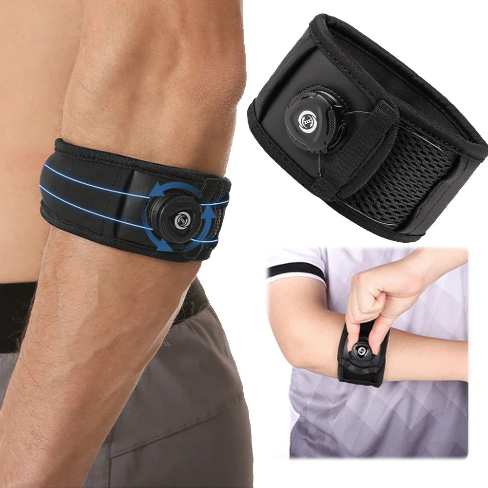 1-10PC Adjustable Elbow Brace Tennis Elbow Brace Breathable Arm Support Band Non Slip Golf Elbow Strap for Daily Wear Gym Sports