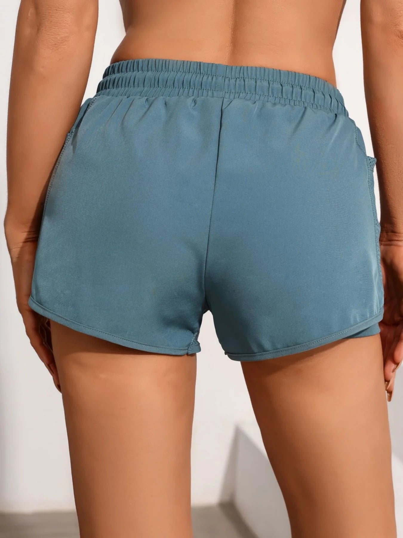 Gym training, running, high waist, breathable exercise, elastic fitness, daily wear of yoga shorts