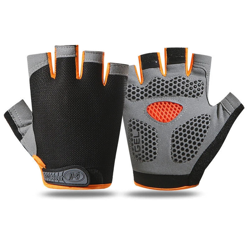 Weightlifti Gym Gloves Fitness Training Fingerless Women Men Bodybuilding Exercise Sports Gloves Cycling Anti Slip Breathable