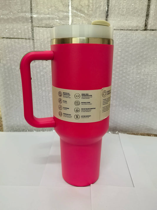 New 2nd generation 40oz handle cup double-layer stainless steel thermal insulation and cold insulation car cup Bingba cup,