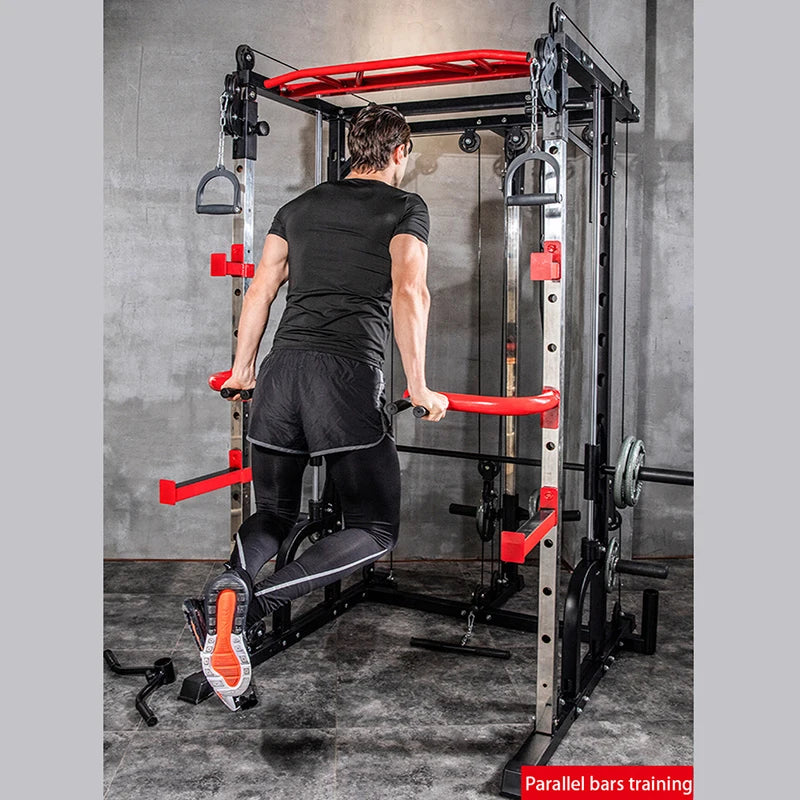 MIYAUP-Multifunctional Weightlifting Sport Equipment, Smith Machine, Cable Crossover, Fitness Frame