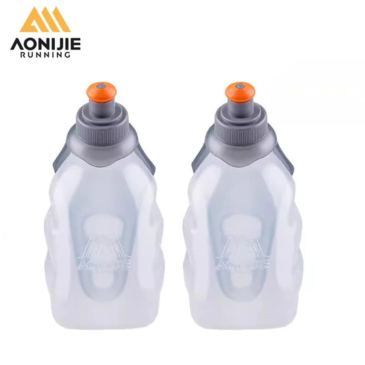 AONIJIE 170ML 250ML Water Bottle Flask Storage Container BPA Free For Running Hydration Belt Backpack Waist Bag Vest Camping