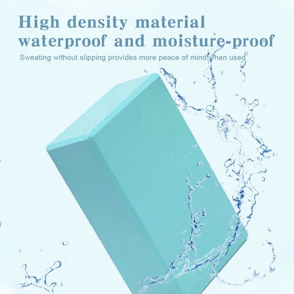 EVA Yoga Block Solid Color Gym Training Blocks Moisture-Proof High Density Yoga Blocks Body Shaping Yoga Blocks Yoga Supplies