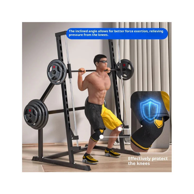 Multi functional bench press, barbell, squat stand, Smith equipment, weightlifting bed, multifunctional all-in-one machine