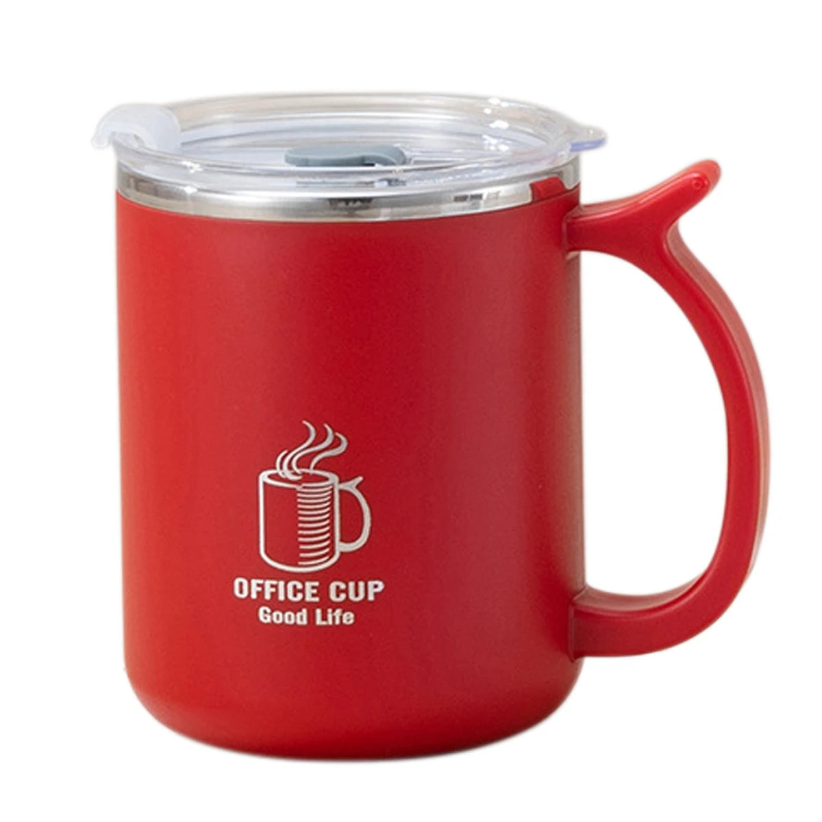 500ml Thermal Milk Coffee Cup With Handle 304 Stainless Steel Double-layer Insulated Mug Leak-proof Drinking Cup Drinkware