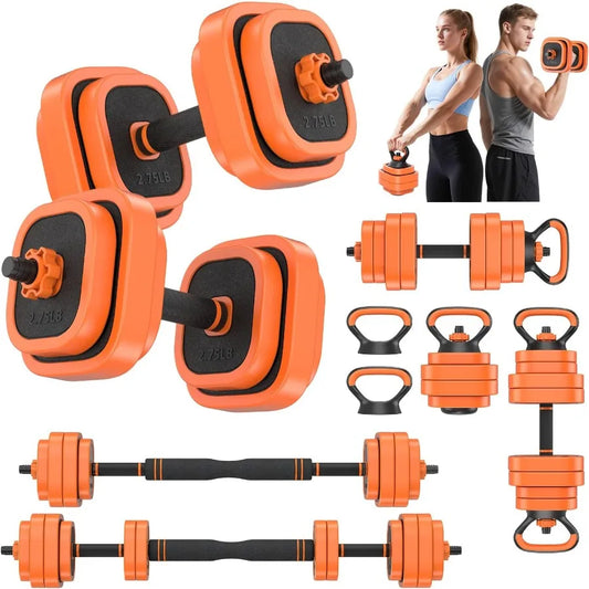 Adjustable Dumbbells Set 45 65 85 lbs Free Weight Set with Connector for Home Gym Workout 4in1 Dumbbells Set with Quick Adjust