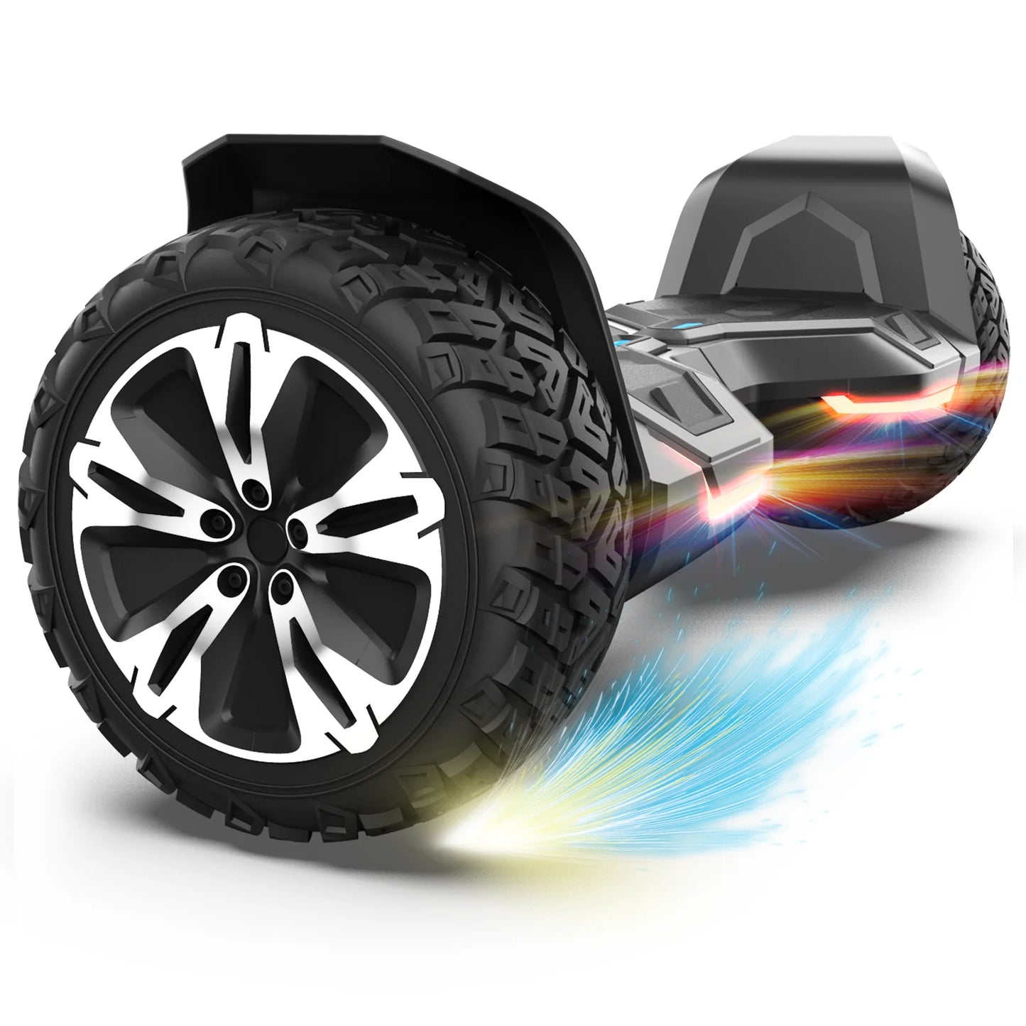 8.5 inch All Terrain Off Road Hoverboard with Bluetooth Speakers and LED Lights, UL2272 Certified Self Balancing Scooter