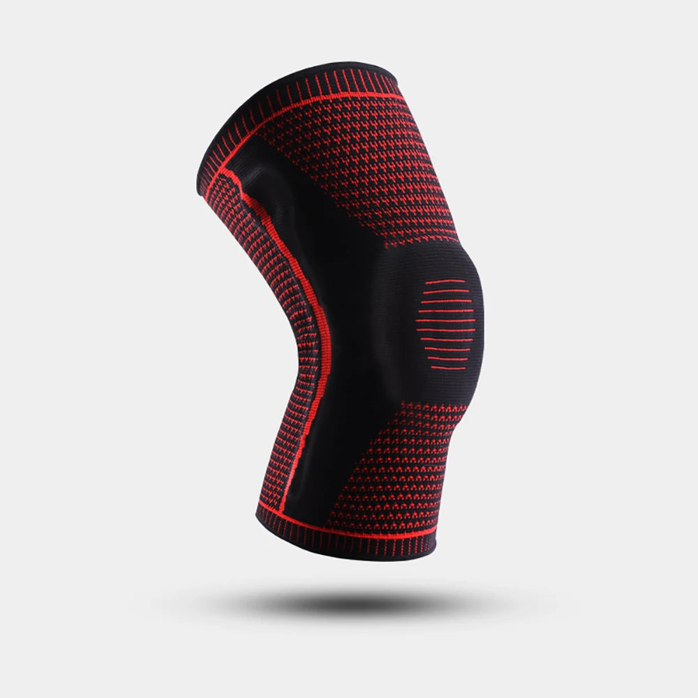 1/2 PC Knee Pads Strap Patella Medial Support Meniscus Silicone Compression Protection Sport Knee Braces Basketball Running Prot