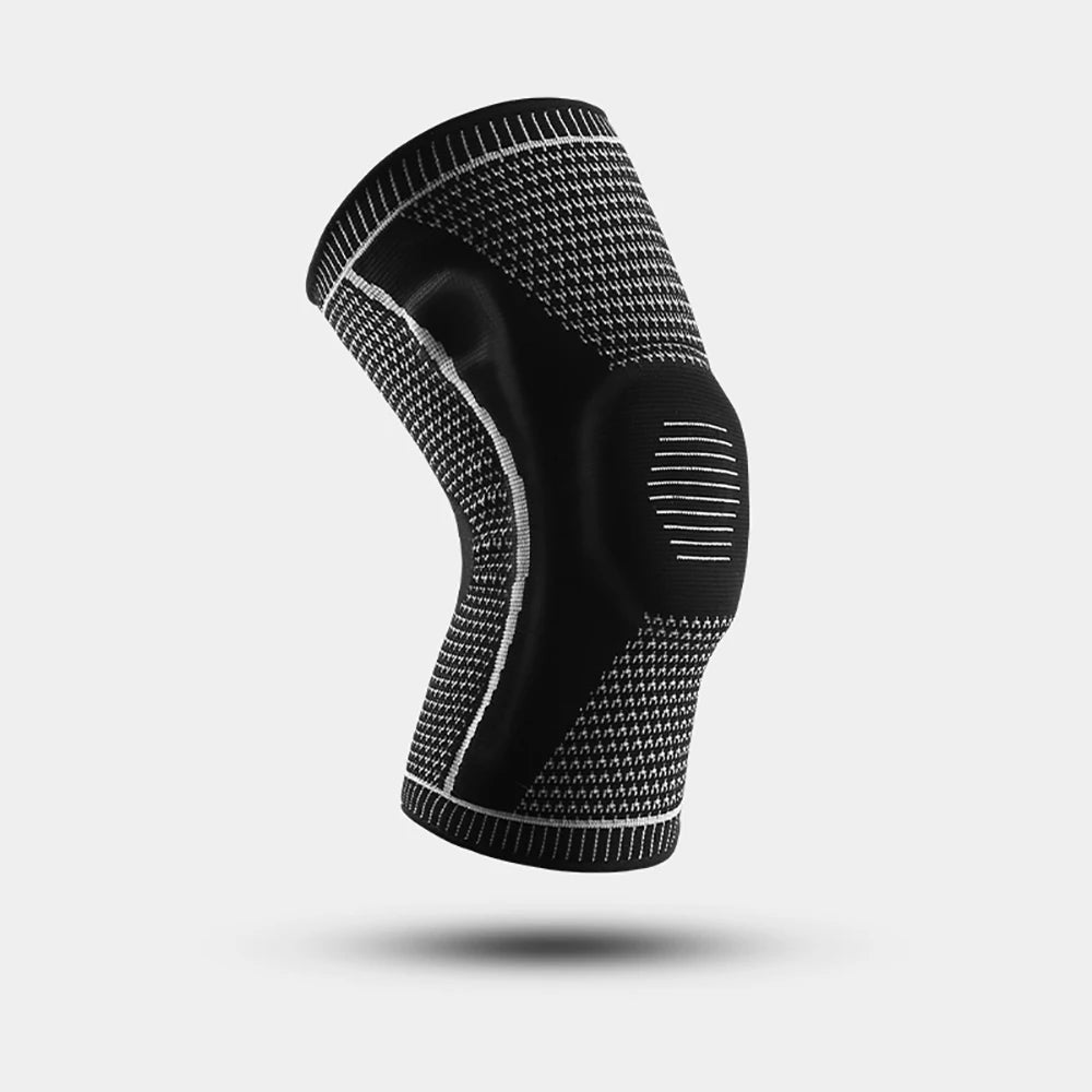 1/2 PC Knee Pads Strap Patella Medial Support Meniscus Silicone Compression Protection Sport Knee Braces Basketball Running Prot