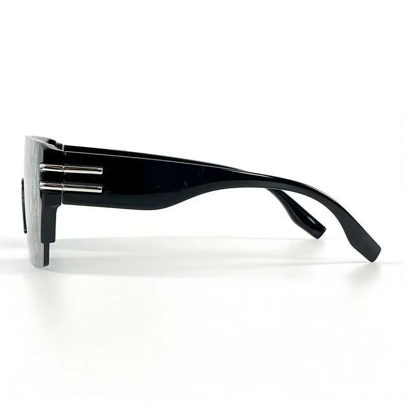 2025 New Rimless Oversized Sunglasses Women Men Luxury Brand High Quality Sun Glasses Ladies Unisex Eyewear UV400 Oculos De Sol