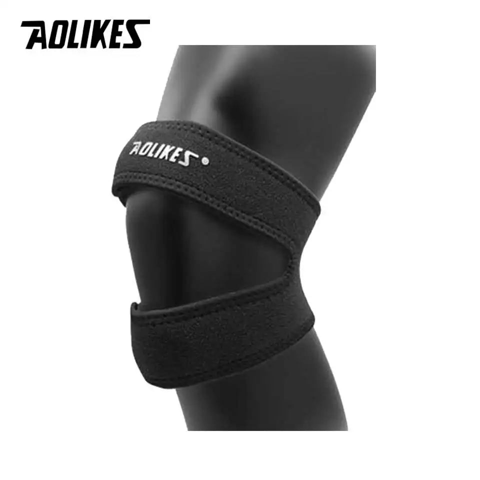 AOLIKES 1PCS Dual Patella Knee Straps,Knee Brace Patella Stabilizer for Knee Pain Relief Running Tennis Arthritis Tendonitis