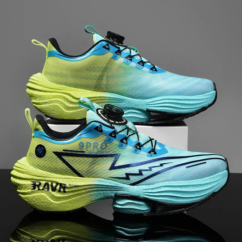 2025 New Men's Running Shoes Cushioning Carbon Plate Racing Marathon Athletic Shoes Comfortable Non-slip Sports Tennis Shoes