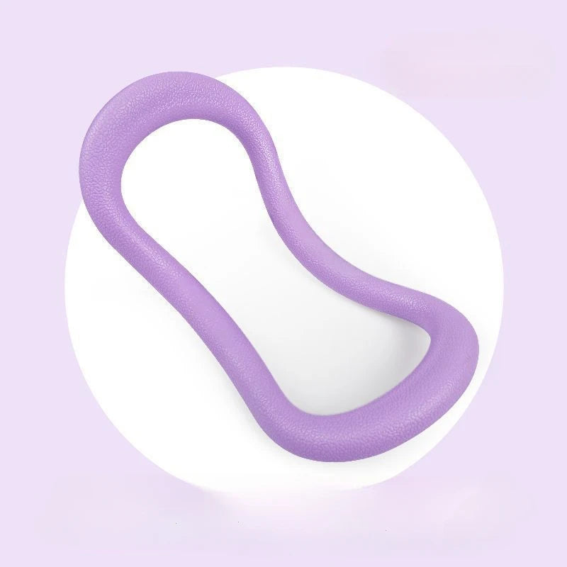 Open shoulder and beautiful back yoga ring fitness stretching and relaxation soft fascia stretching ring fitness ring