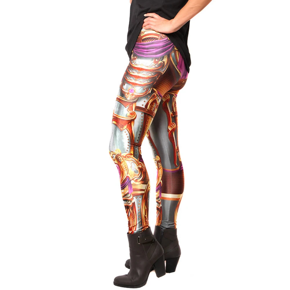 2025 Elastic Waist Sexy Yoga Prints Elastic Slim Fitness Gym Sport Workout Fashion New Women Leggings high waist