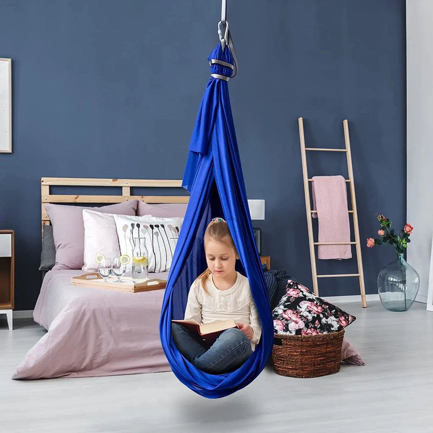 1.5*2.8M Aerial Yoga Hammock Yoga Swing Set High Quality Aerial Silk Fabric Yoga Strap Fixed Tray Suitable for Fitness Indoor